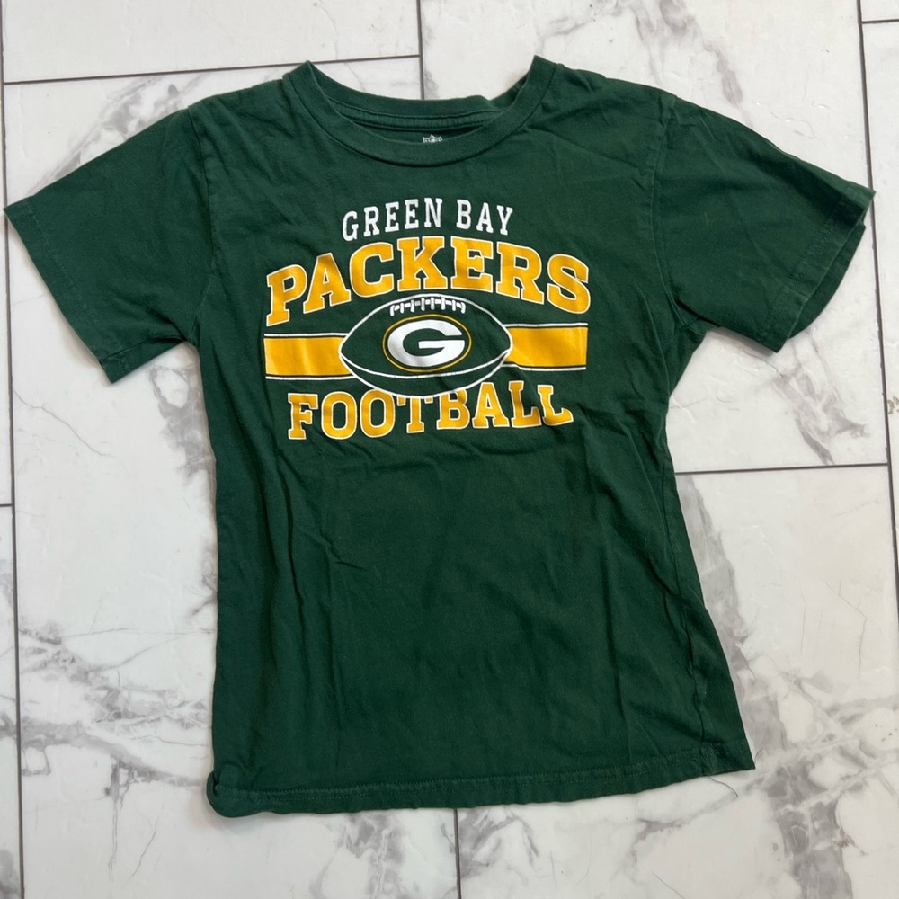 NFL Green Bay Packers Green and Gold Short Sleeve Tee - Picture 1 of 3